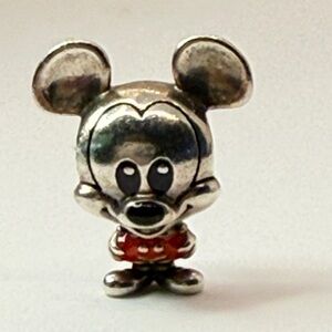 Pandora Disney Mickey Mouse Charm S925 ALE Red Enamel Retired
